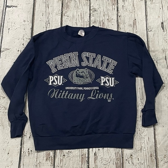 Vintage Penn State University Nittany Lions NCAA College 1980s Jumper Sweatshirt - Picture 1 of 6